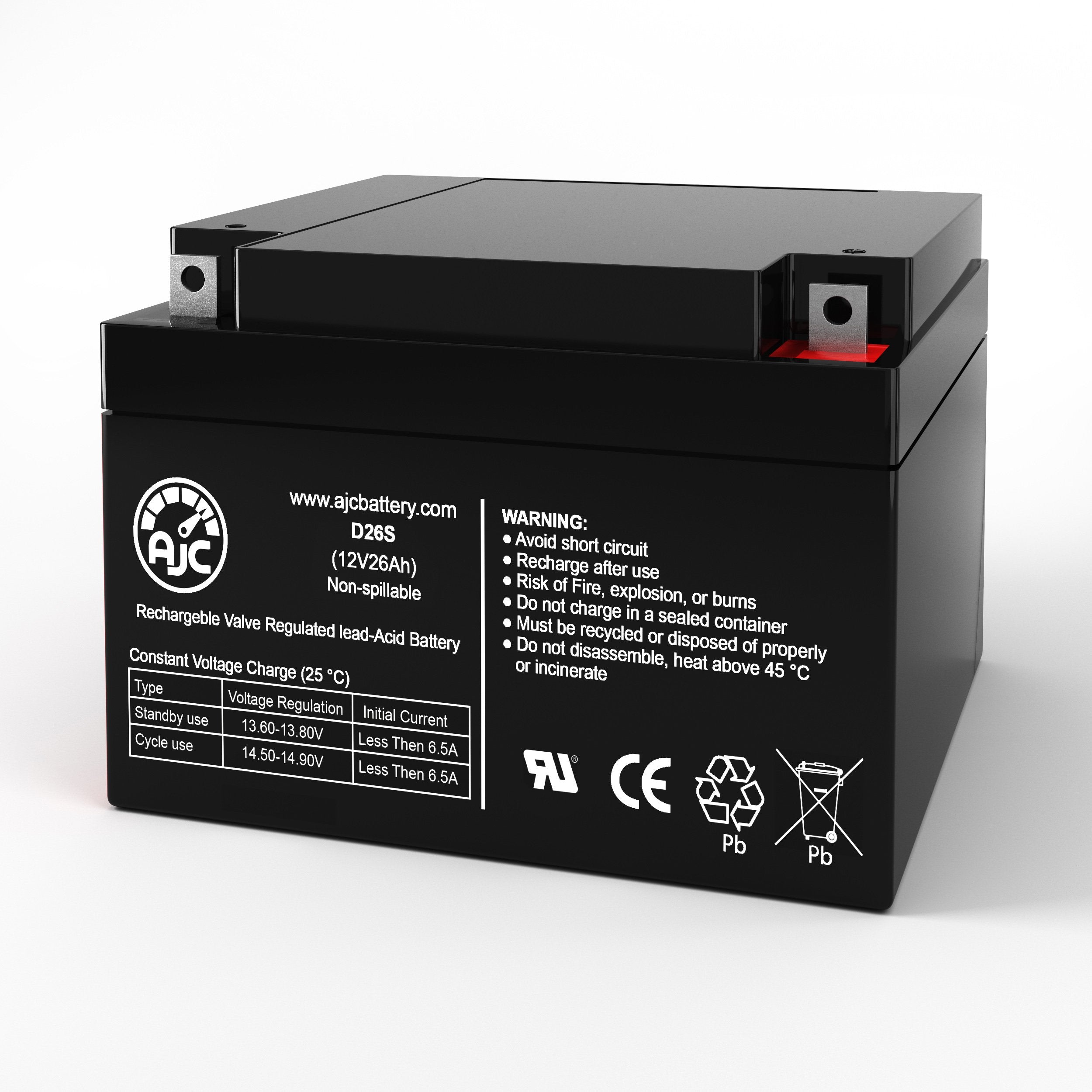 AKIページ Power PM12-26F 12V 26Ah Sealed Lead Acid Replacement Battery