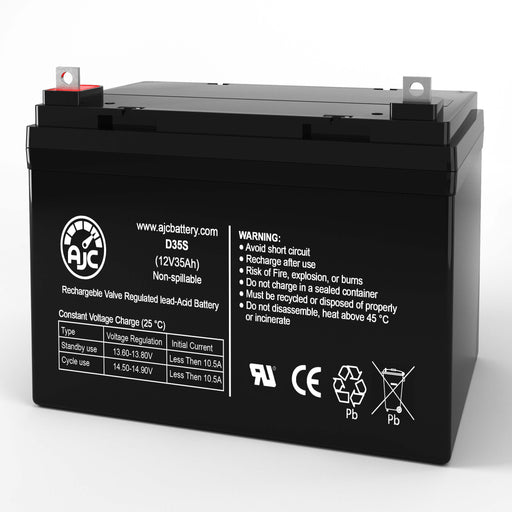 Leoch DJW12-33HD 12V 35Ah Sealed Lead Acid Replacement Battery