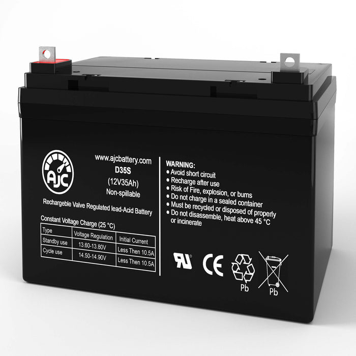 Mercury Topaz 10500002 12V 35Ah Sealed Lead Acid Replacement Battery
