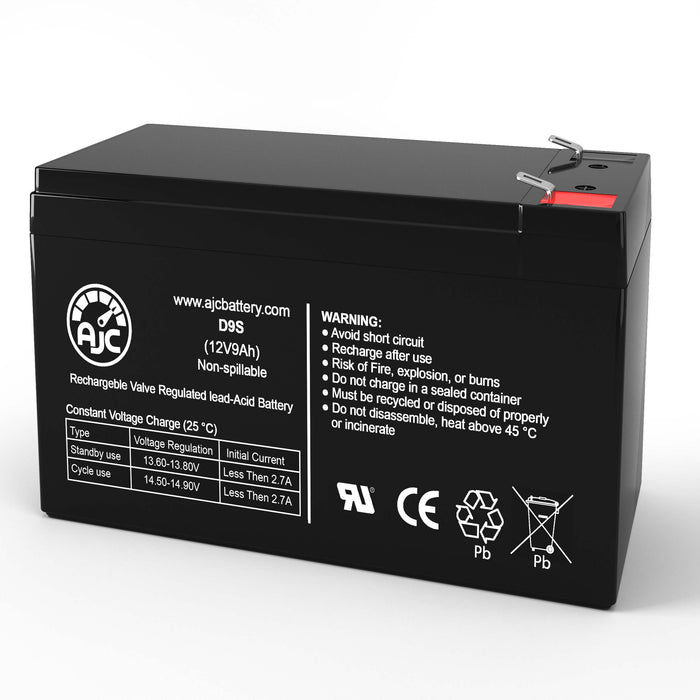 Powercom VGD-1500-RM2U 12V 9Ah UPS Replacement Battery