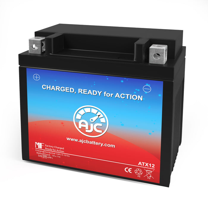 Yamaha YFM300 Grizzly Automatic 350CC ATV Replacement Battery (2012-2013)