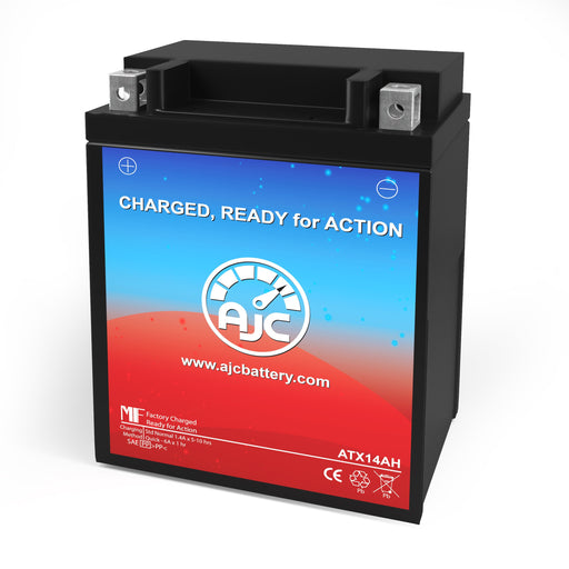 Yamaha YFM350 Grizzly IRS 4x4 Auto 350CC ATV Replacement Battery (2007-2012)