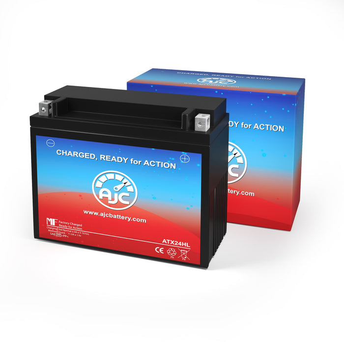 SigmasTek STX24HL-BS Powersports Replacement Battery