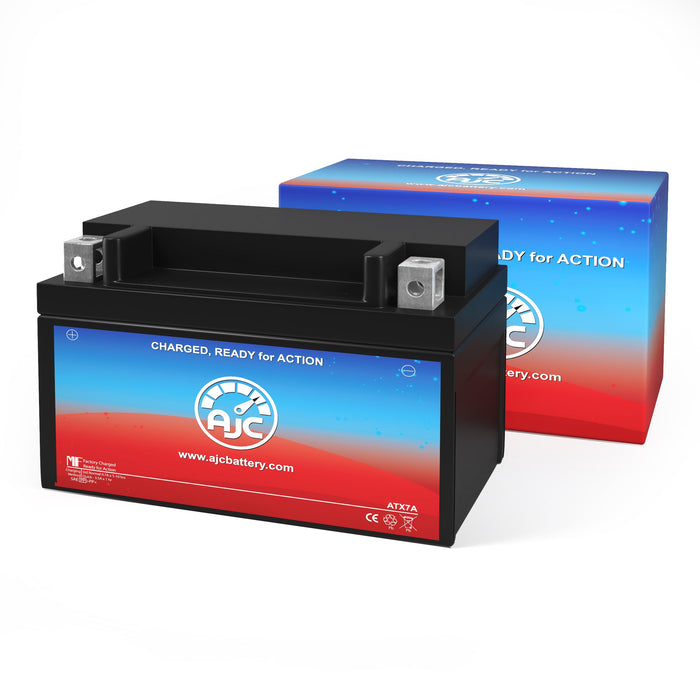 thumbnail image 2 of Mighty Max YTX7A-BS Battery – 12V 6Ah Lead Acid, Replacement For CTX7A-BS, Powersport, Motorcycle, Jet Ski, Snowmobile, 1-Year Warranty 2 of 6