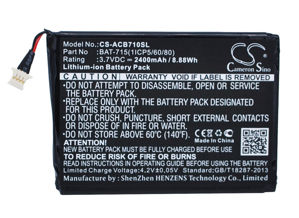 Acer Iconia B1-A71 Iconia B1-A71-83174G00nk Iconia Replacement Battery-main