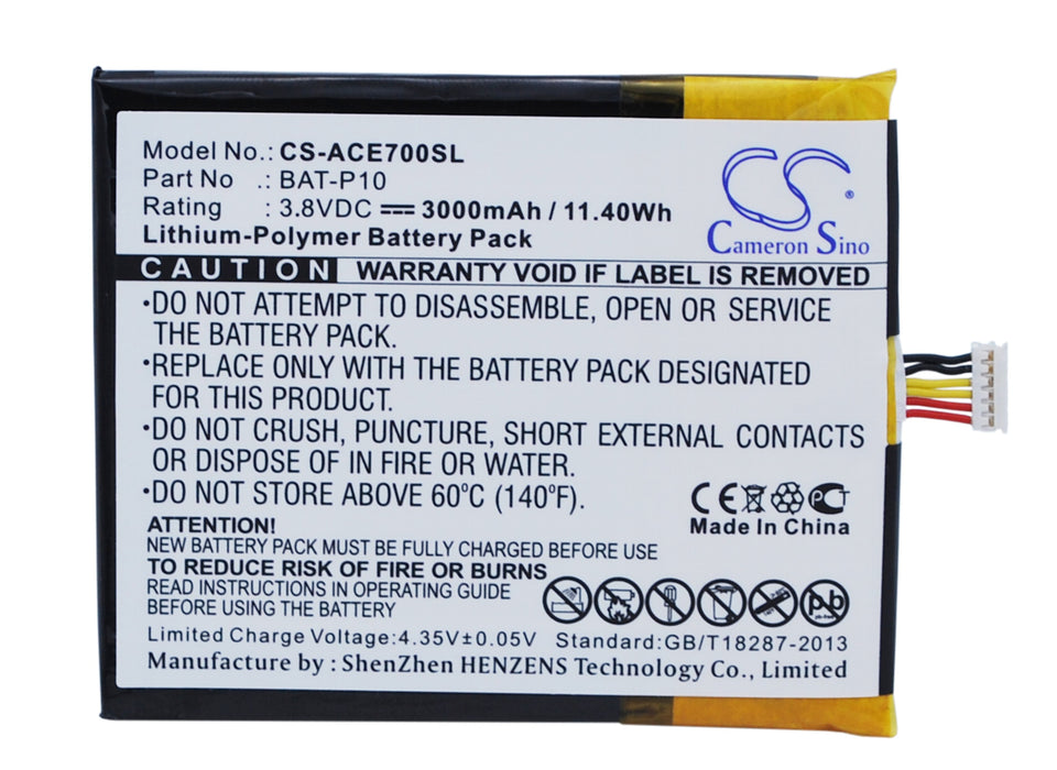 Acer E39 Liquid E700 Liquid E700 Triple Replacement Battery-main