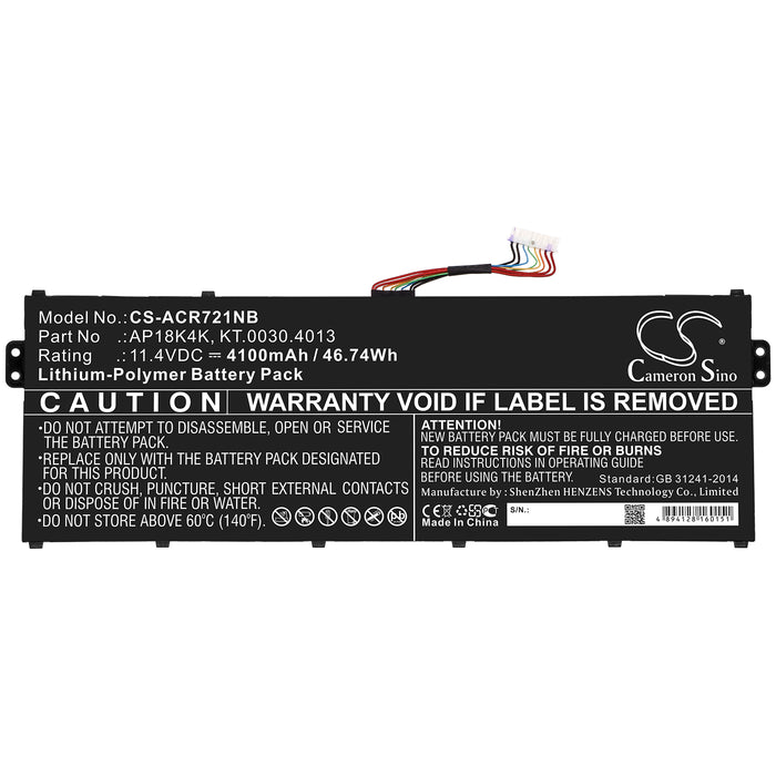 Acer Chromebook 311 C721 R721T Chromebook Spin 311 R721T Laptop and Notebook Replacement Battery-3