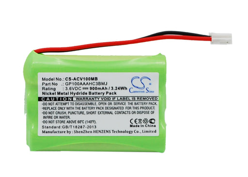 Audioline Baby Care V100 G10221GC001474 Replacement Battery-main
