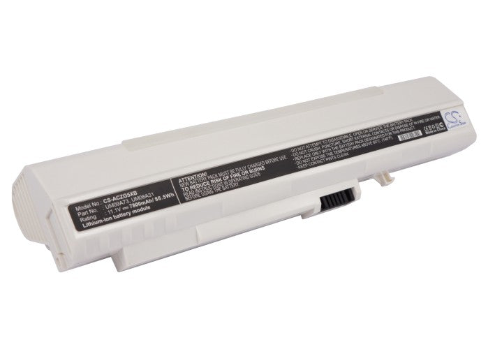 Acer Aspire One Aspire One 531H Aspi White 7800mAh Replacement Battery-main