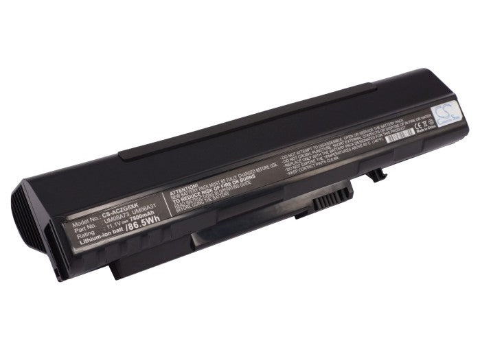 Acer Aspire One Aspire One 531H Aspi Black 7800mAh Replacement Battery-main