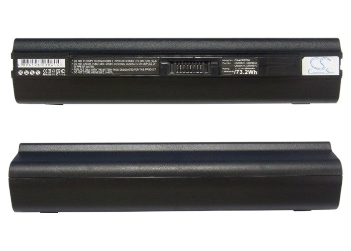 Acer Aspire One 531 Aspire One 751 Aspire One 751-Bk23 Aspire One 751-Bk23F Aspire One 751-Bk26  6600mAh Black Laptop and Notebook Replacement Battery-5