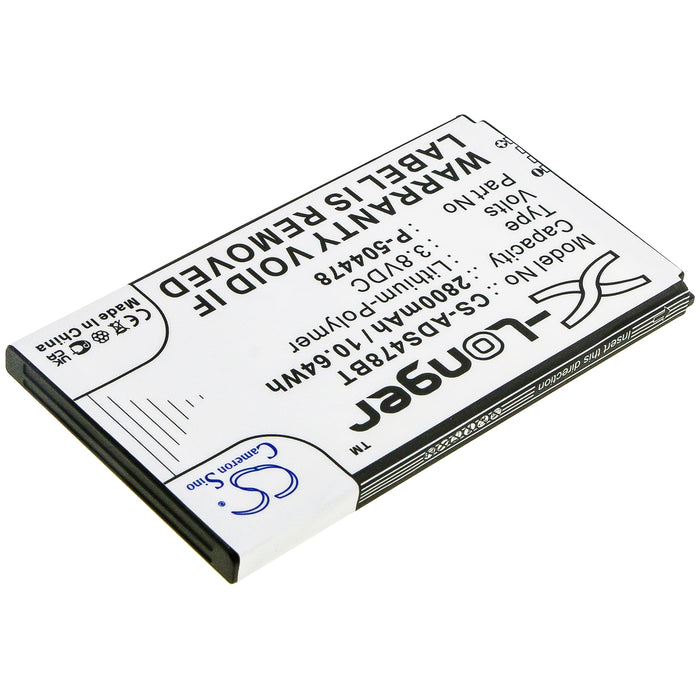 ADT Command Secondary Color Touchs Alarm Replacement Battery-2