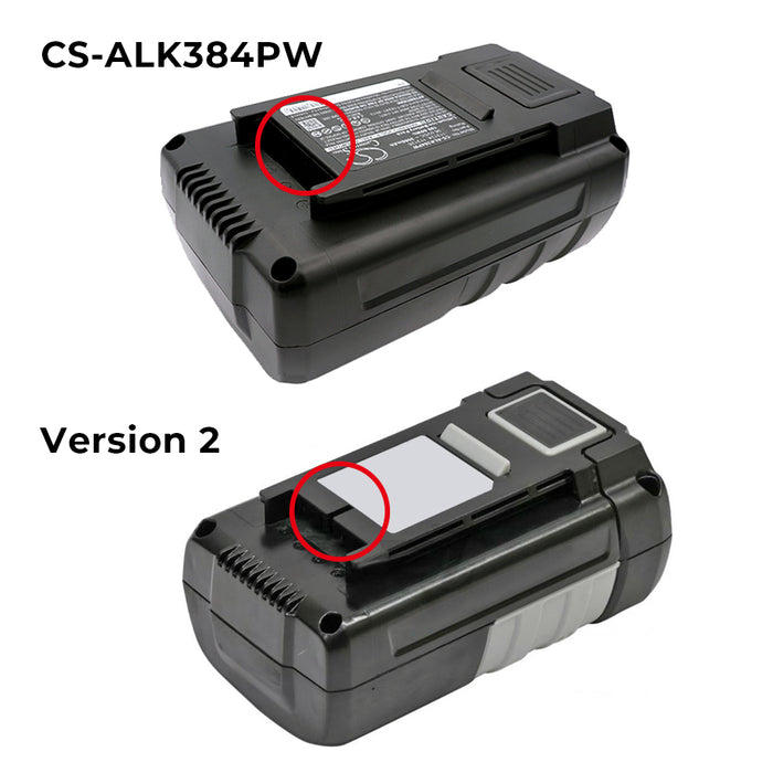 Al-Ko 38.4 Li Akku-Rasenm?her 38.4 Li Comfort 38.4LI Comfort 38.4 Li Comfort 38.4 Li DC-3630LI DC-3630LI Energy 3000mAh Lawn Mower Replacement Battery-6