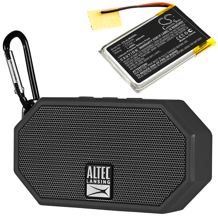 Altec Lansing IMW257 IMW257-MT IMW257-OW-TA IMW258 IMW258BLK Mini H2O 2 Mini H2O 3 Speaker Replacement Battery-5