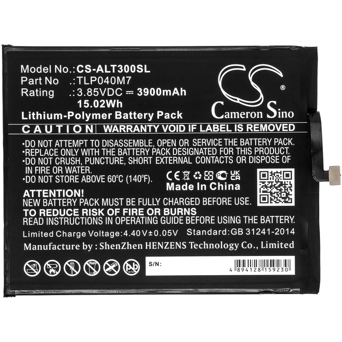 Alcatel 3T OT-9032T Tablet Replacement Battery-3