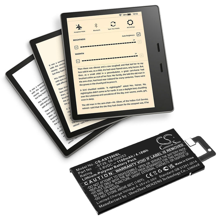 Amazon Kindle Oasis 3 eReader Replacement Battery: BatteryClerk.ca