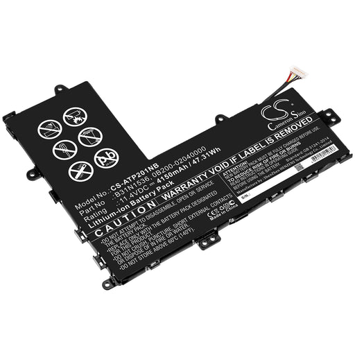 Asus TP201 TP201SA TP201SA-3G Transformer Book Fli Replacement Battery-main