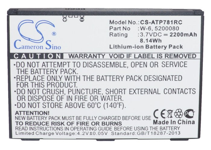 At&T Aircard 781S Unite Pro Unite Pro 4G Unite Pro 4G LTE 2200mAh Hotspot Replacement Battery-5