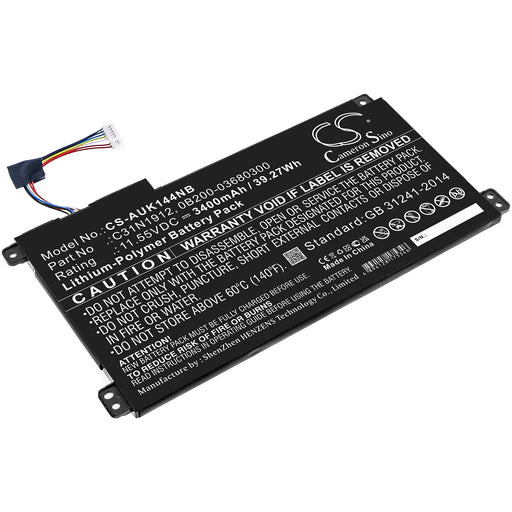 Asus E502NA-2A E502NA-2B E502NA-2C E502NA-DM001T E502NA-DM002T E502NA-DM003 E502NA-DM005 E502NA-DM006  3400mAh Laptop and Notebook Replacement Battery