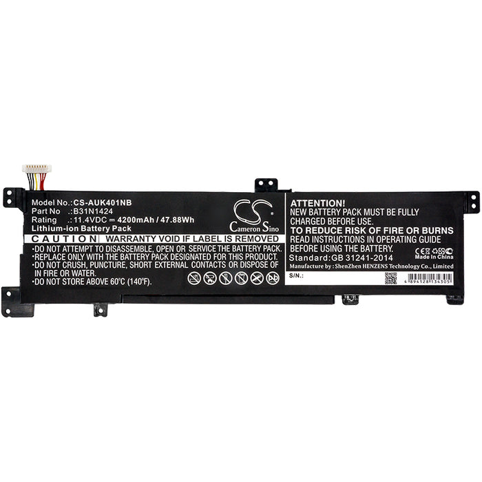 Asus A400U A401L K401 K401LB K401LB5010 K401LB5200 K401LB5500 Laptop and Notebook Replacement Battery-3