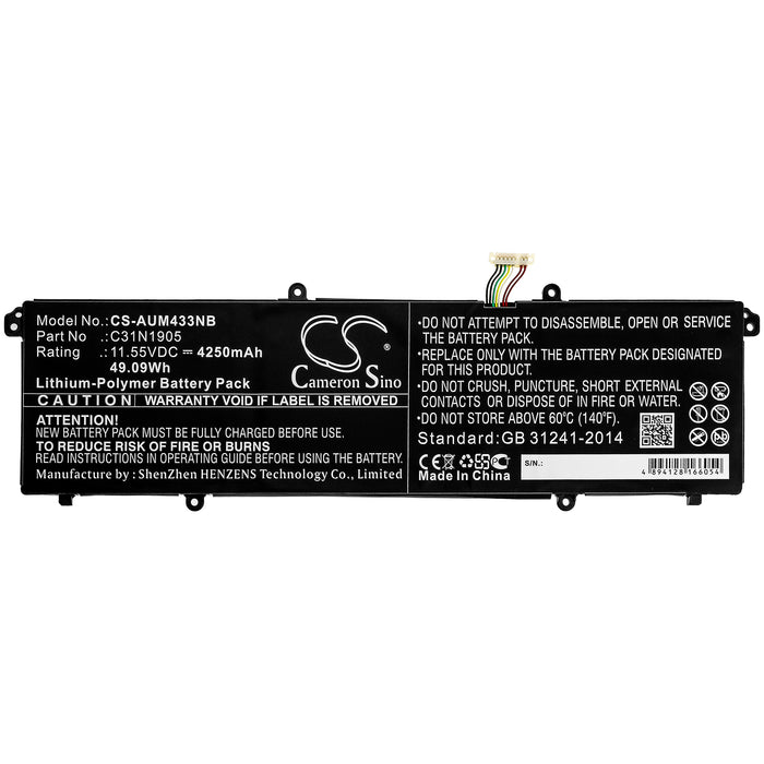 Asus VivoBook 14 S433FL-EB072T VivoBook 14 S433FL-EB093T VivoBook 14 S433FL-EB107T VivoBook 14 S433FL-EB180T V Laptop and Notebook Replacement Battery-3