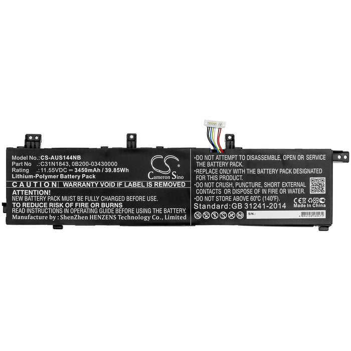 Asus VivoBook S14 S432FA VivoBook S14 S432FA-AM030T VivoBook S14 S432FA-AM035T VivoBook S14 S432FA-AM076T Vivo Laptop and Notebook Replacement Battery-3