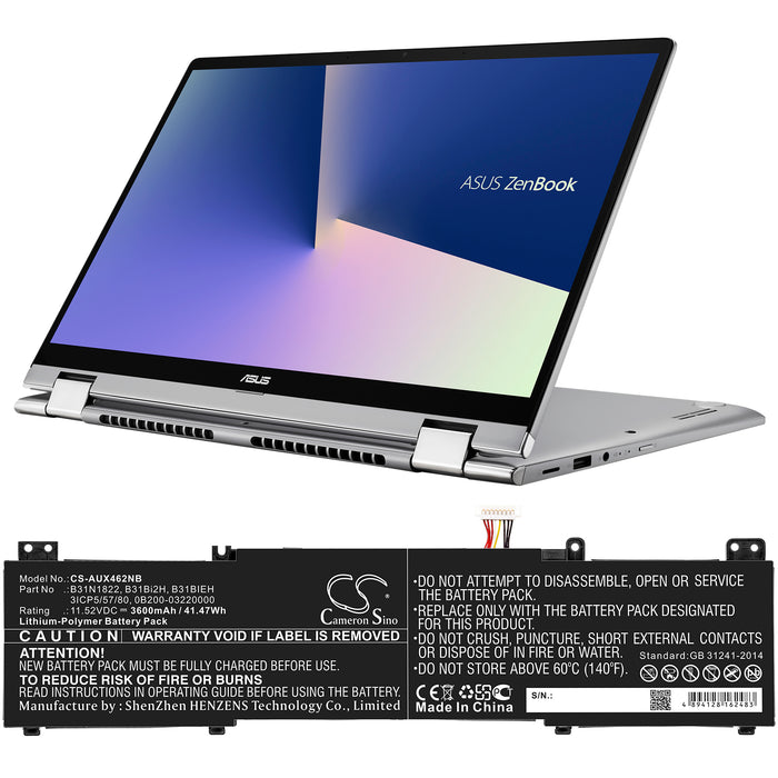Asus UM462DA UX462 UX462D UX462DA UX462DA-2G Zenbook Flip 14