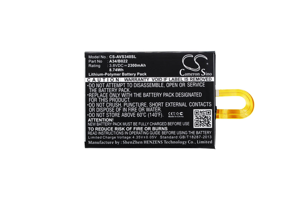 Avus A34 Mobile Phone Replacement Battery-5