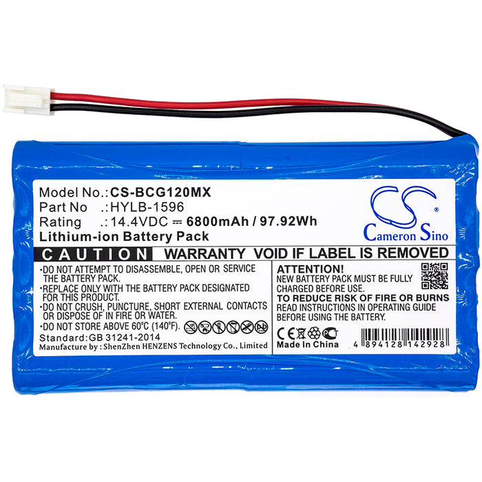 Biocare IE12 IE12A 6800mAh Medical Replacement Battery-3