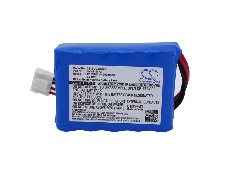 Biomed ECG-1A ECG-220 ECG-2201 ECG-2201G Medical Replacement Battery-5