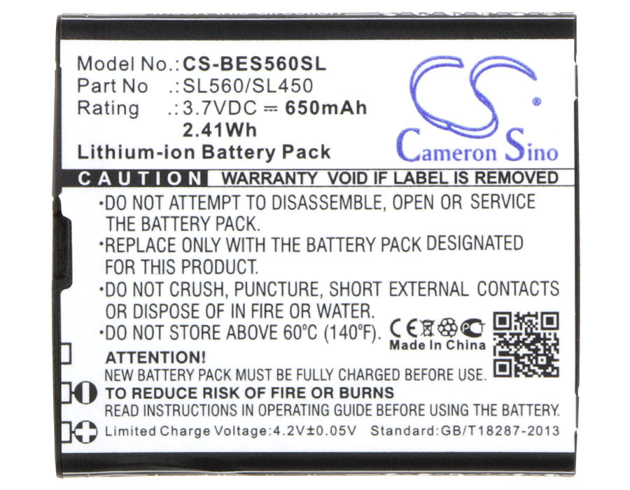 Bea-Fon SL450 SL560 Mobile Phone Replacement Battery-5