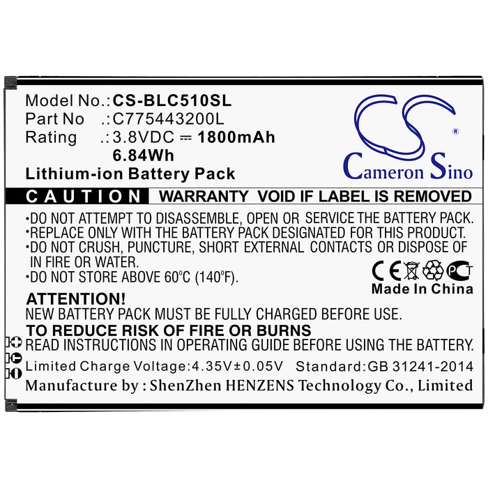 BLU C050 C5L Mobile Phone Replacement Battery-3