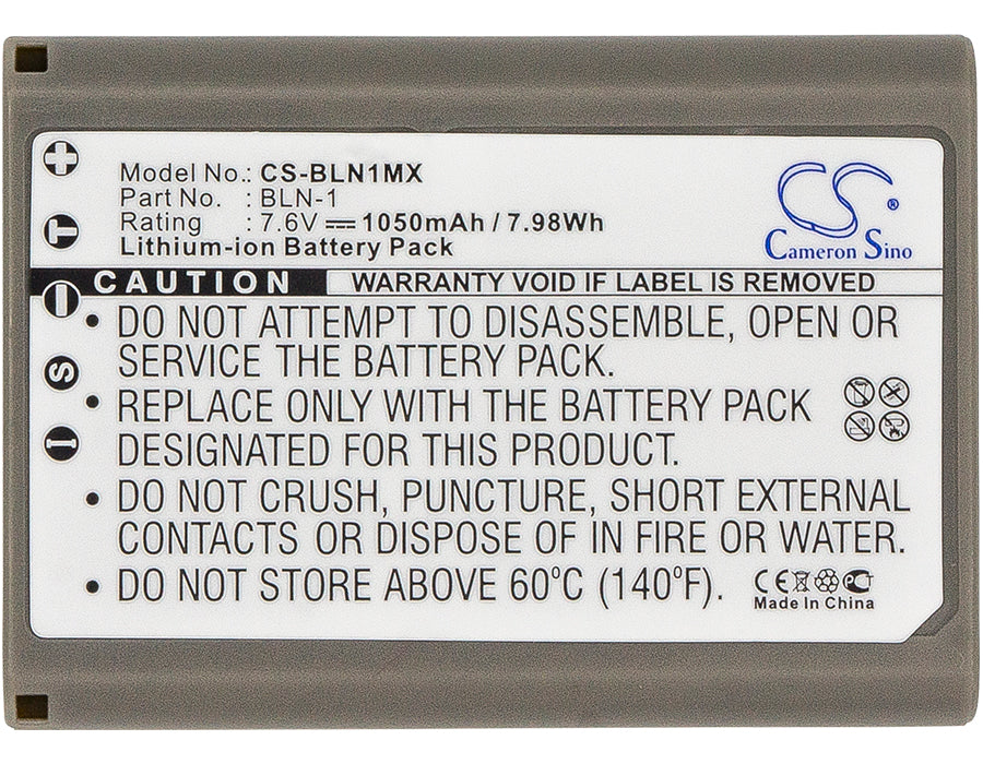 Olympus EM1 II E-M1 II EM5 E-M5 OM-D 1050mAh Camera Replacement Battery-3