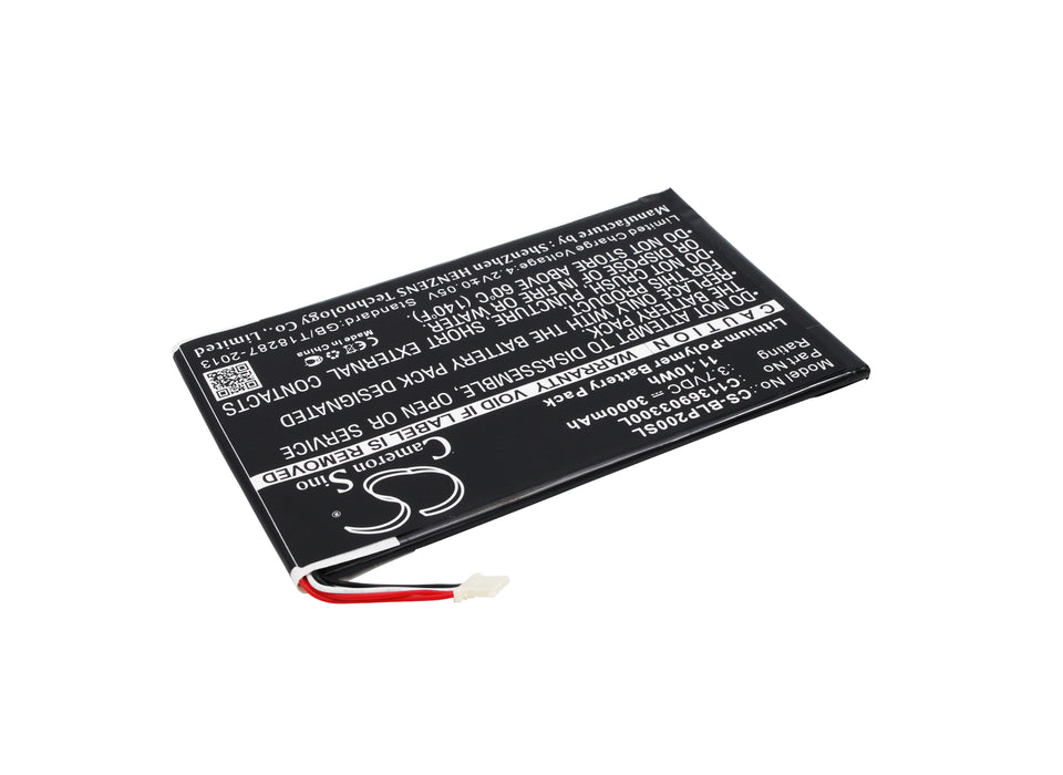 BLU BT-D005L P200 P200L Touch Book 7 3G TouchBook 7.0 3G Touchbook 8 3G Tablet Replacement Battery-2