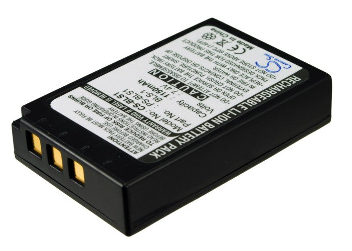 Batería Recargable Compatible Olympus - Modelo BLS-1, 7.4V 2100mAh - Para Cámaras E-400, E-P1, E-PL1 Y Más