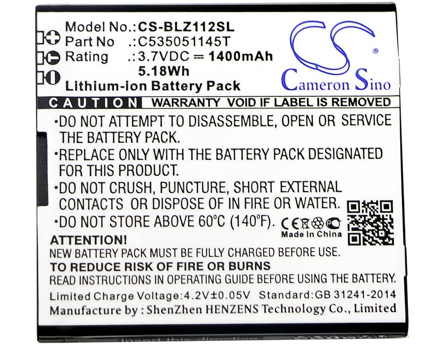 BLU Yezz YZ1120 Mobile Phone Replacement Battery-5