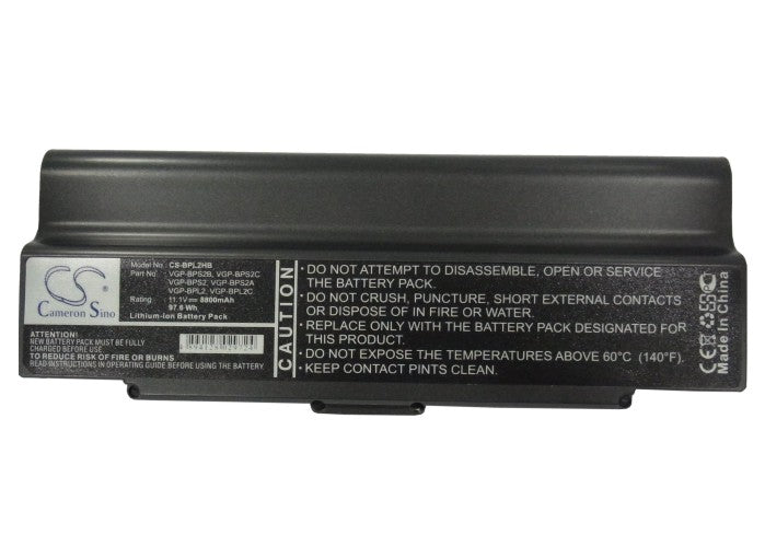 Sony Sony VAIO VGN-S52B S VAIO PCG-6C1N VAIO VGC-LA38C VAIO VGC-LA38C S VAIO VGC-LA38G VAIO VGC-LA38T VAIO VGC Laptop and Notebook Replacement Battery-5