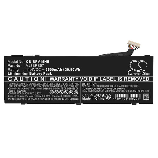 Sony VAIO S15 2019 Laptop and Notebook Replacement Battery