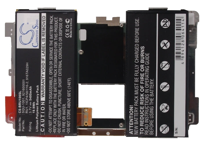 Blackberry A80 Pro Tablet Replacement Battery-4