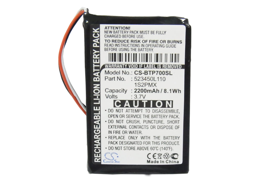 Blaupunkt TravelPilot 500 TravelPilot 700 GPS Replacement Battery-5