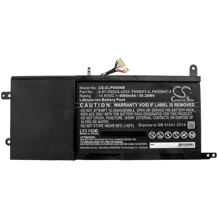 Sager NP8650 NP8651 NP8651-S NP8652 NP8652-S NP8678 Laptop and Notebook Replacement Battery-3