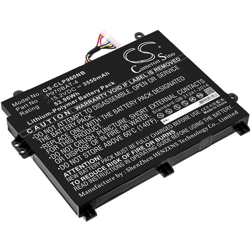 Clevo P960 P960EN-K Laptop and Notebook Replacement Battery