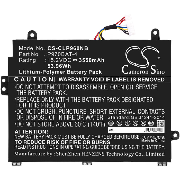 Mifcom SG6 i7 RTX 2060 P960RD SG6 i7 RTX 2070 SSD P960RF SG6 i7-GTX 1070 Premium 15.6 SG6 i7-GTX 1070 SSD 15.6 Laptop and Notebook Replacement Battery-3