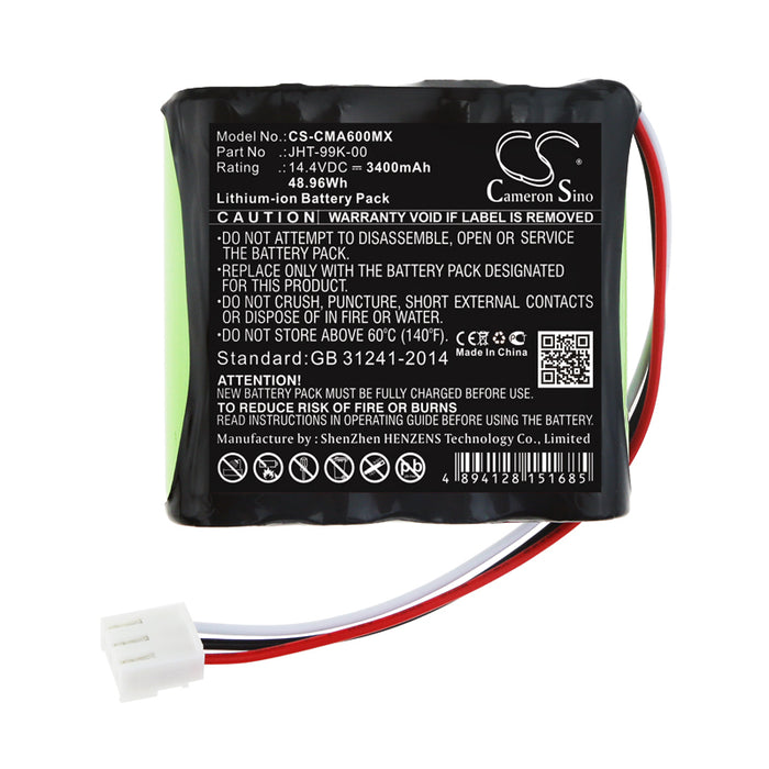 Comen CM600 CM-600 3400mAh Medical Replacement Battery-3