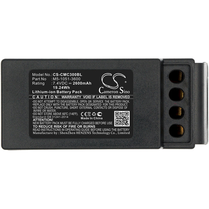 Cavotec M9-1051-3600 EX MC-3 MC-3000 Remote Control Replacement Battery-3