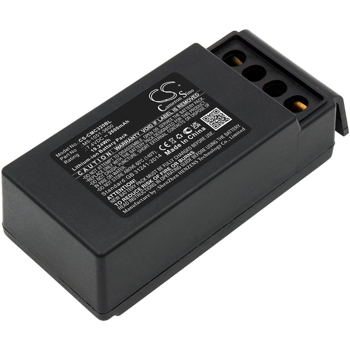 Cavotec M9-1051-3600 EX MC-3 MC-3000 2600mAh Remote Control Replacement Battery-5