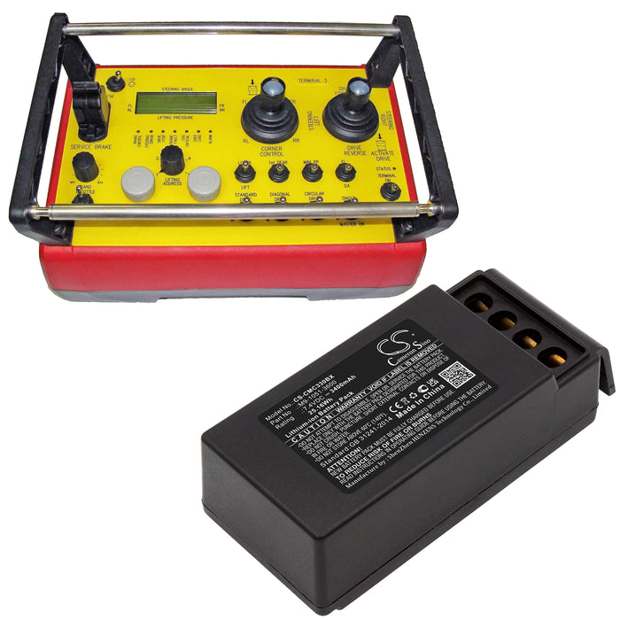 Cavotec MC3300 3400mAh Remote Control Replacement Battery-4