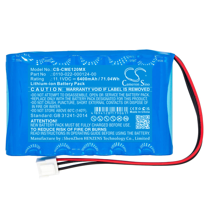 COMEN CM-1200A ECG 6400mAh Medical Replacement Battery