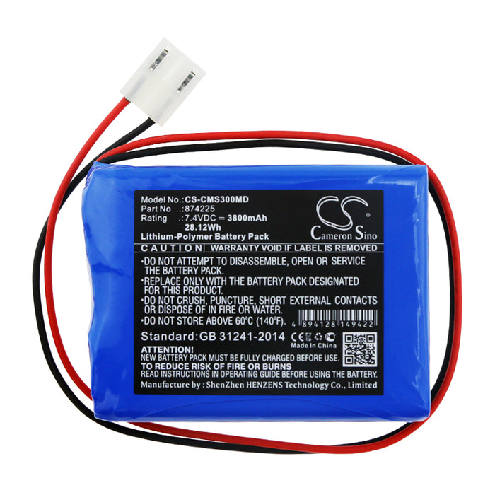 Contec ECG-300G ECG300GT Medical Replacement Battery-3