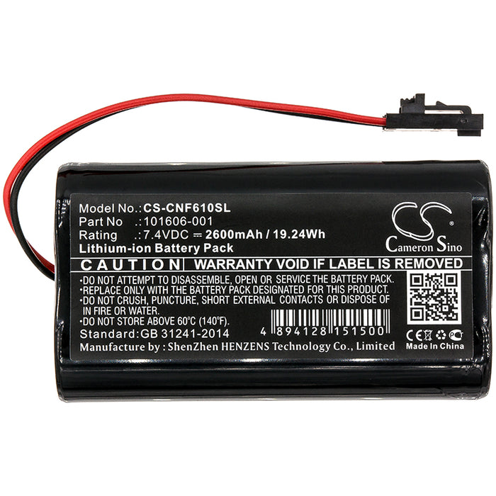 Comsonics 101610-DF QAM Sniffer 2600mAh Replacement Battery-3